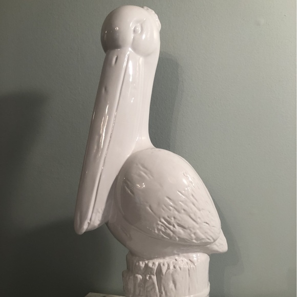Ceramic Pelican Sculpture